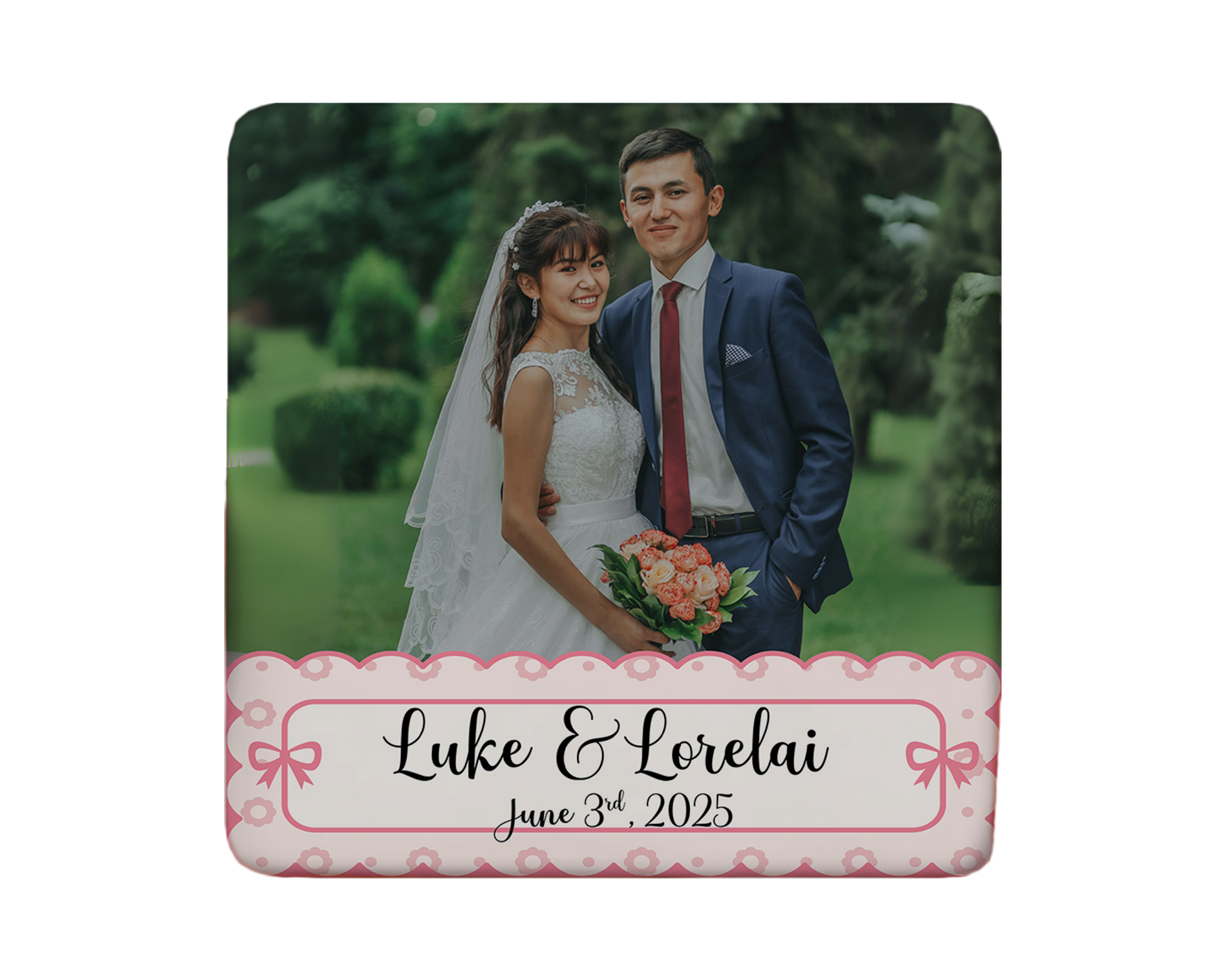 Wedding Magnet Custom Personalized Gift Souvenir Present