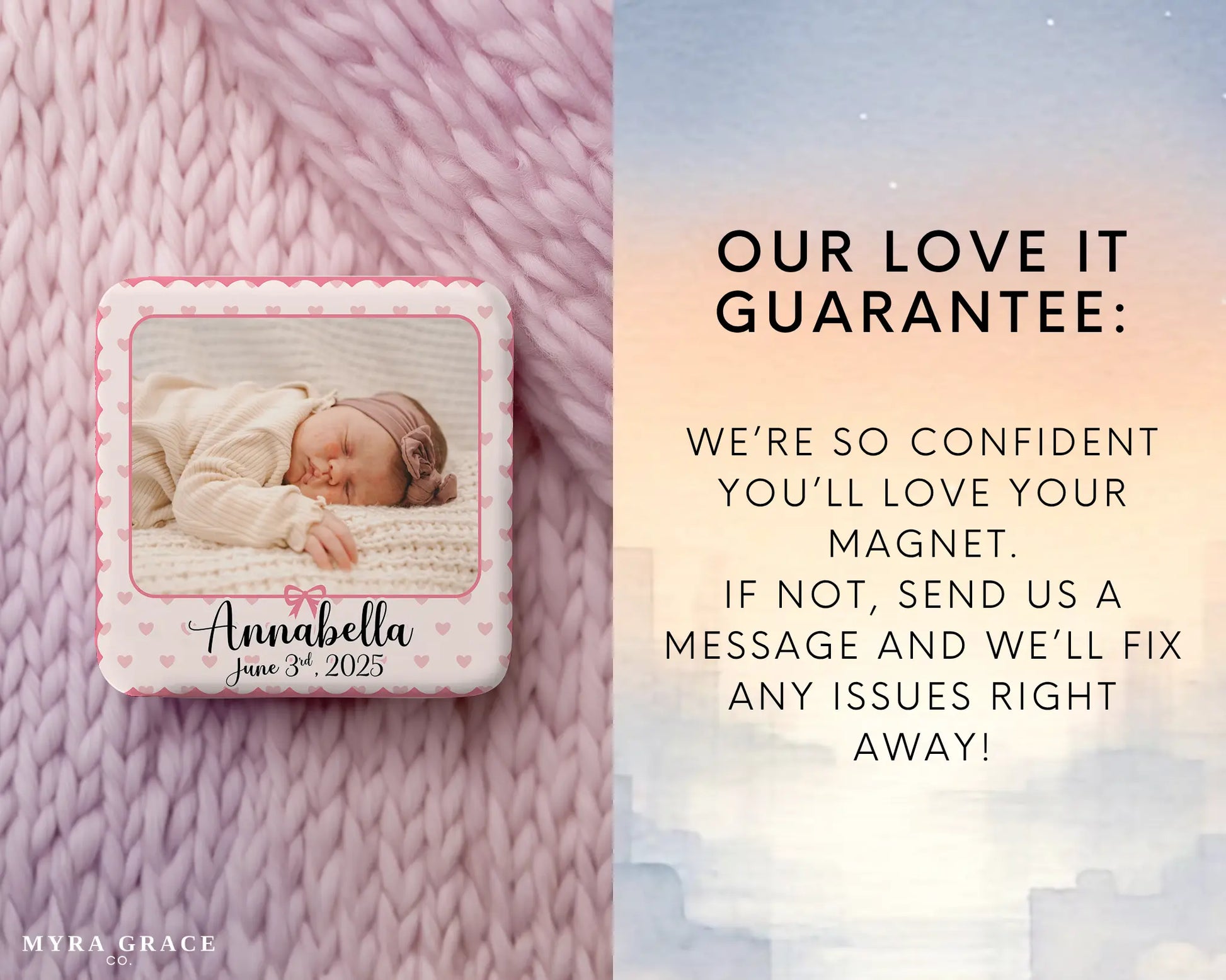 Baby Magnet Custom Personalized Gift Souvenir Present. Love it