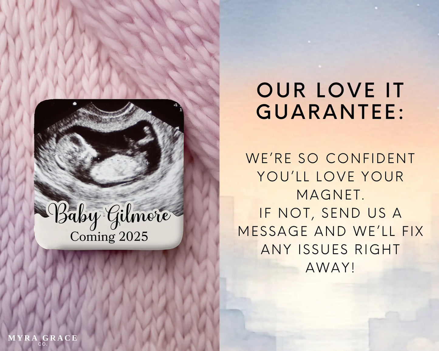 Ultrasound Magnet Custom Personalized Gift Souvenir Present. Love it