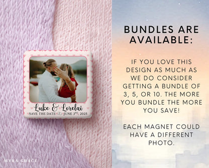 Save the Date Magnet Custom Personalized Gift Souvenir Present. Bundles are available