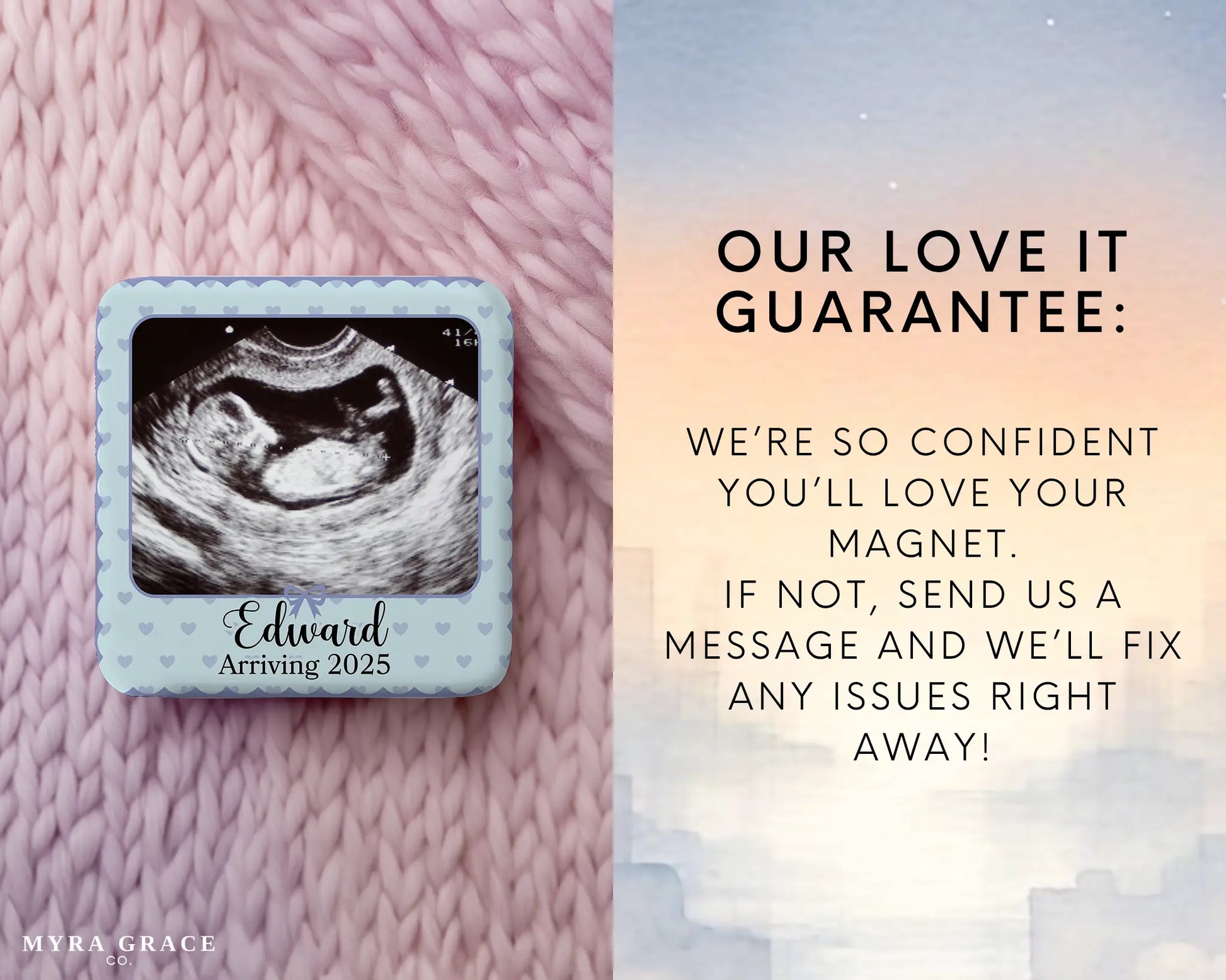 Ultrasound Magnet Custom Personalized Gift Souvenir Present. Love it