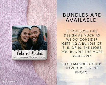 Save the Date Magnet Custom Personalized Gift Souvenir Present. Bundles are available