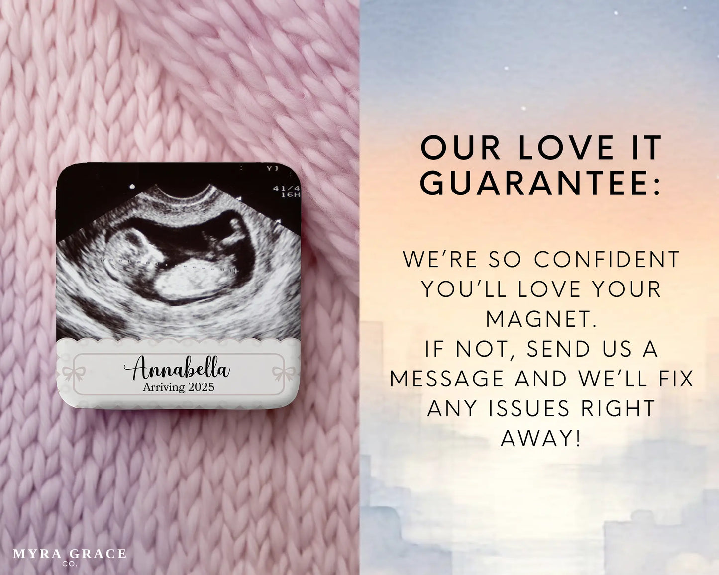 Ultrasound Magnet Custom Personalized Gift Souvenir Present. Love it