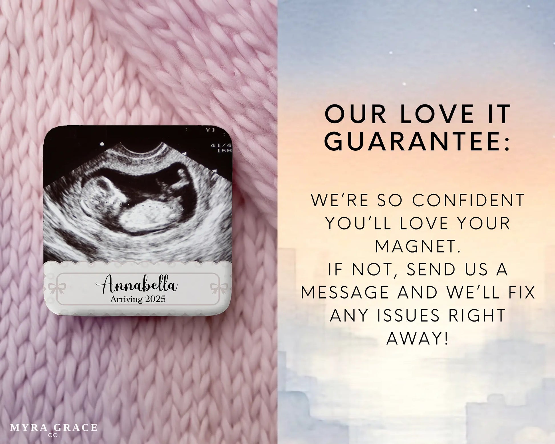 Ultrasound Magnet Custom Personalized Gift Souvenir Present. Love it