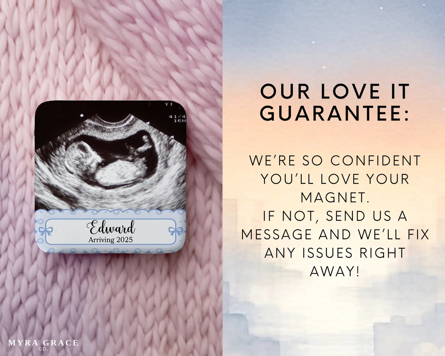 Ultrasound Magnet Custom Personalized Gift Souvenir Present. Love it