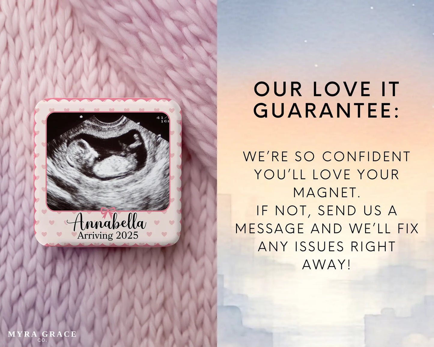 Ultrasound Magnet Custom Personalized Gift Souvenir Present. Love it