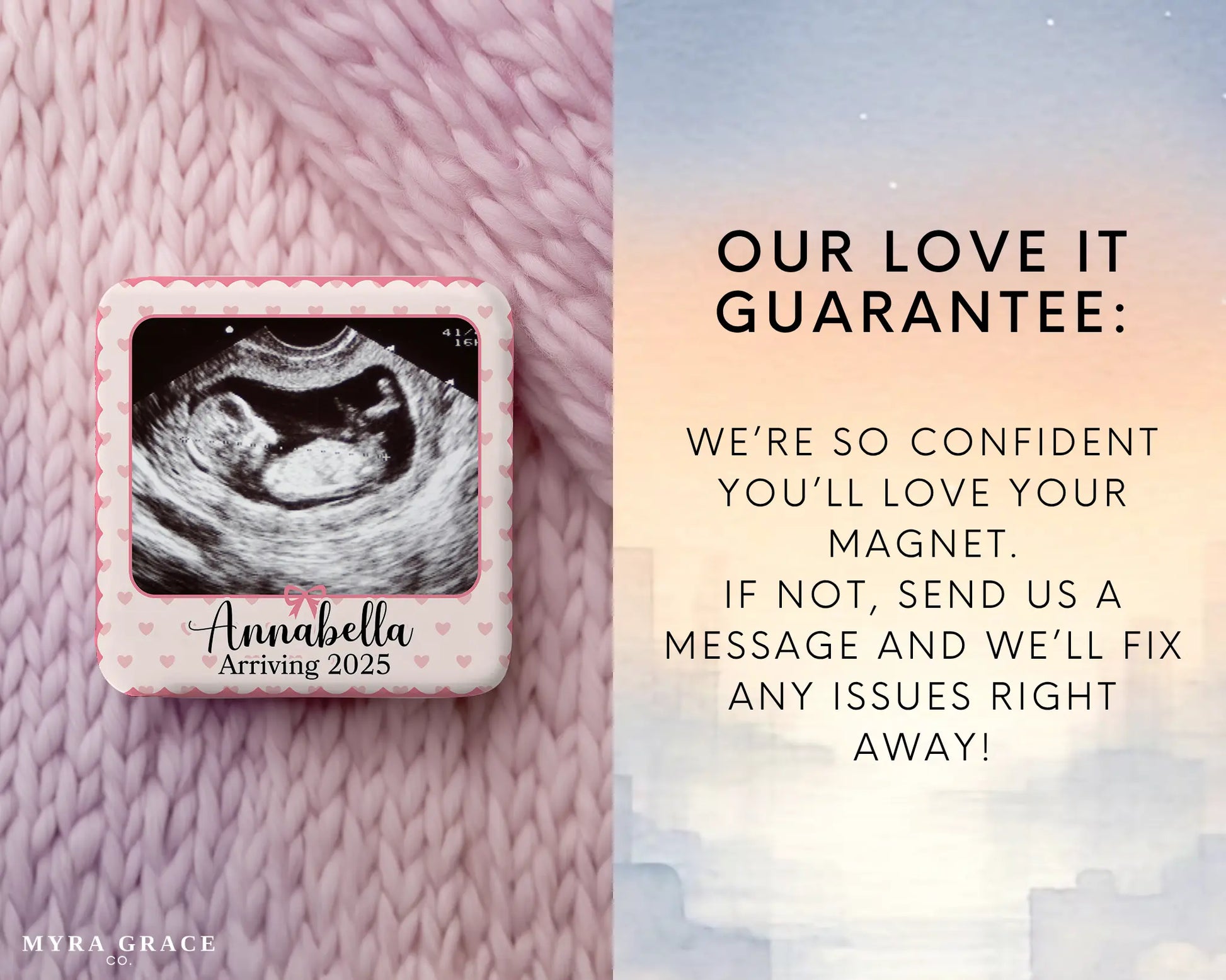 Ultrasound Magnet Custom Personalized Gift Souvenir Present. Love it