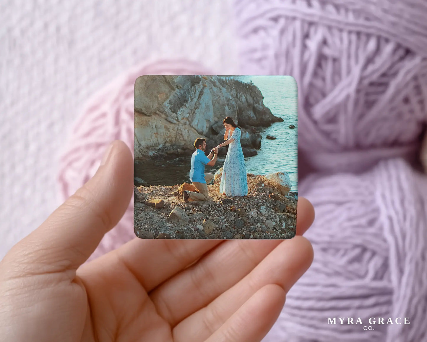 Engagement Magnet Custom Personalized Gift Souvenir Present