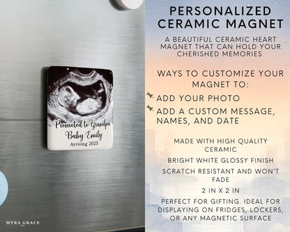 Grandpa Magnet Custom Personalized Gift Souvenir Present. Infographic