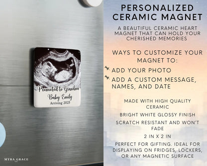 Grandma Magnet Custom Personalized Gift Souvenir Present. Infographic
