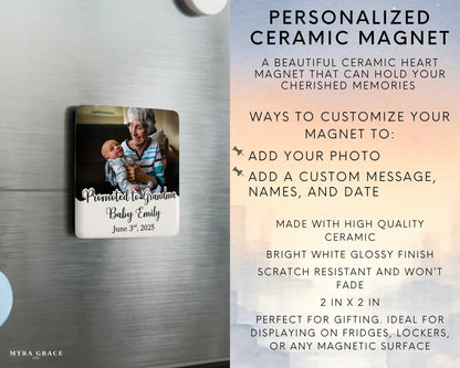 Grandma Magnet Custom Personalized Gift Souvenir Present. Infographic