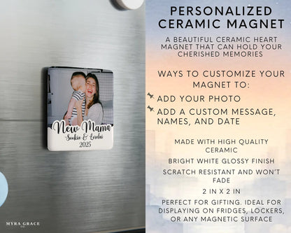 Mom Magnet Custom Personalized Gift Souvenir Present. Infographic