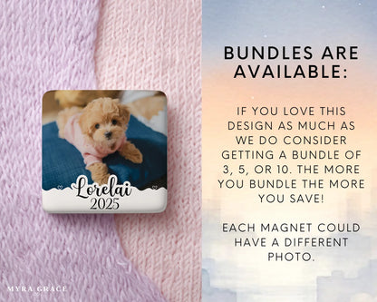 Puppy Magnet Custom Personalized Gift Souvenir Present. Bundles are available