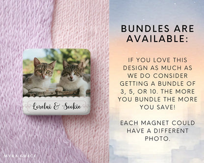 Cat Magnet Custom Personalized Gift Souvenir Present. Bundles are available