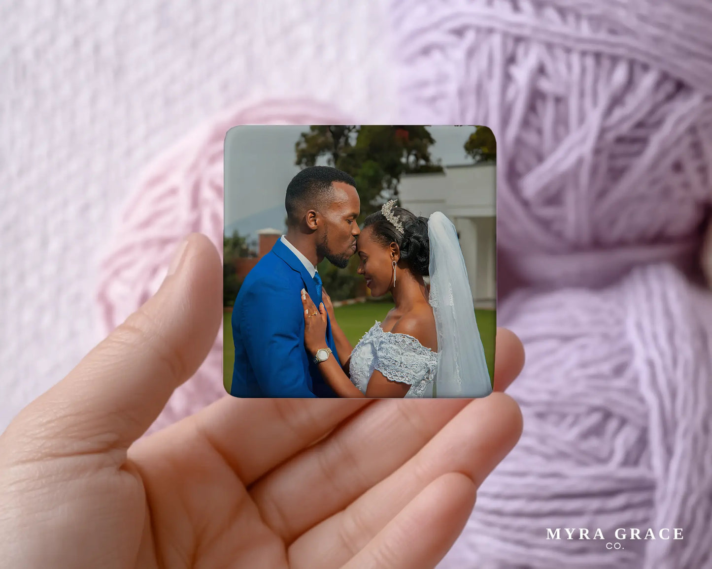 Custom Photo Magnets. Gift for Wedding, newlyweds, and couples