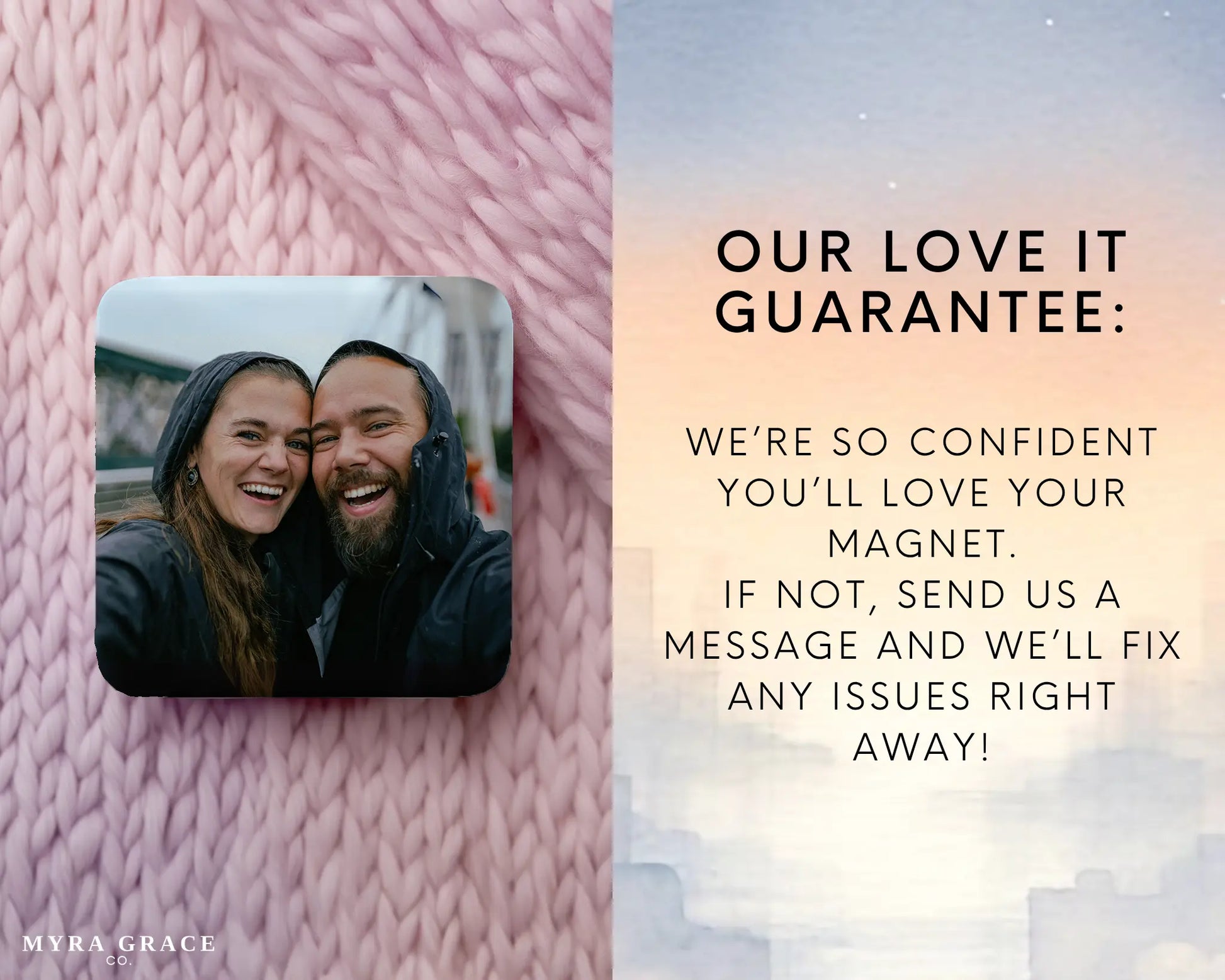 Couple Magnet Custom Personalized Gift Souvenir Present. Love it