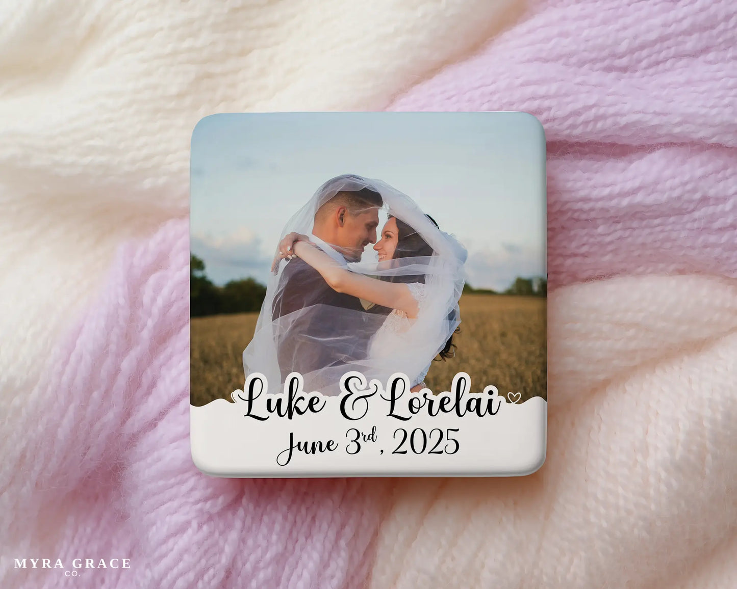 Wedding Magnet Custom Personalized Gift Souvenir Present