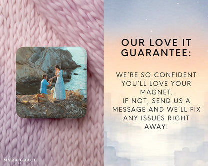 Engagement Magnet Custom Personalized Gift Souvenir Present. Love it