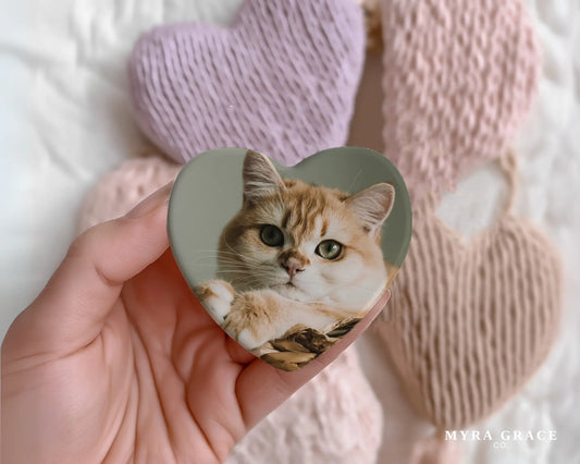 Custom Cat Photo Magnet