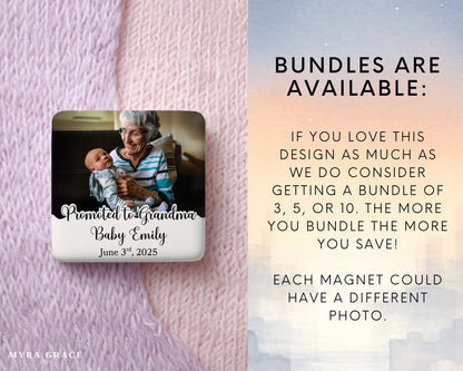 Grandma Magnet Custom Personalized Gift Souvenir Present. Bundles are available