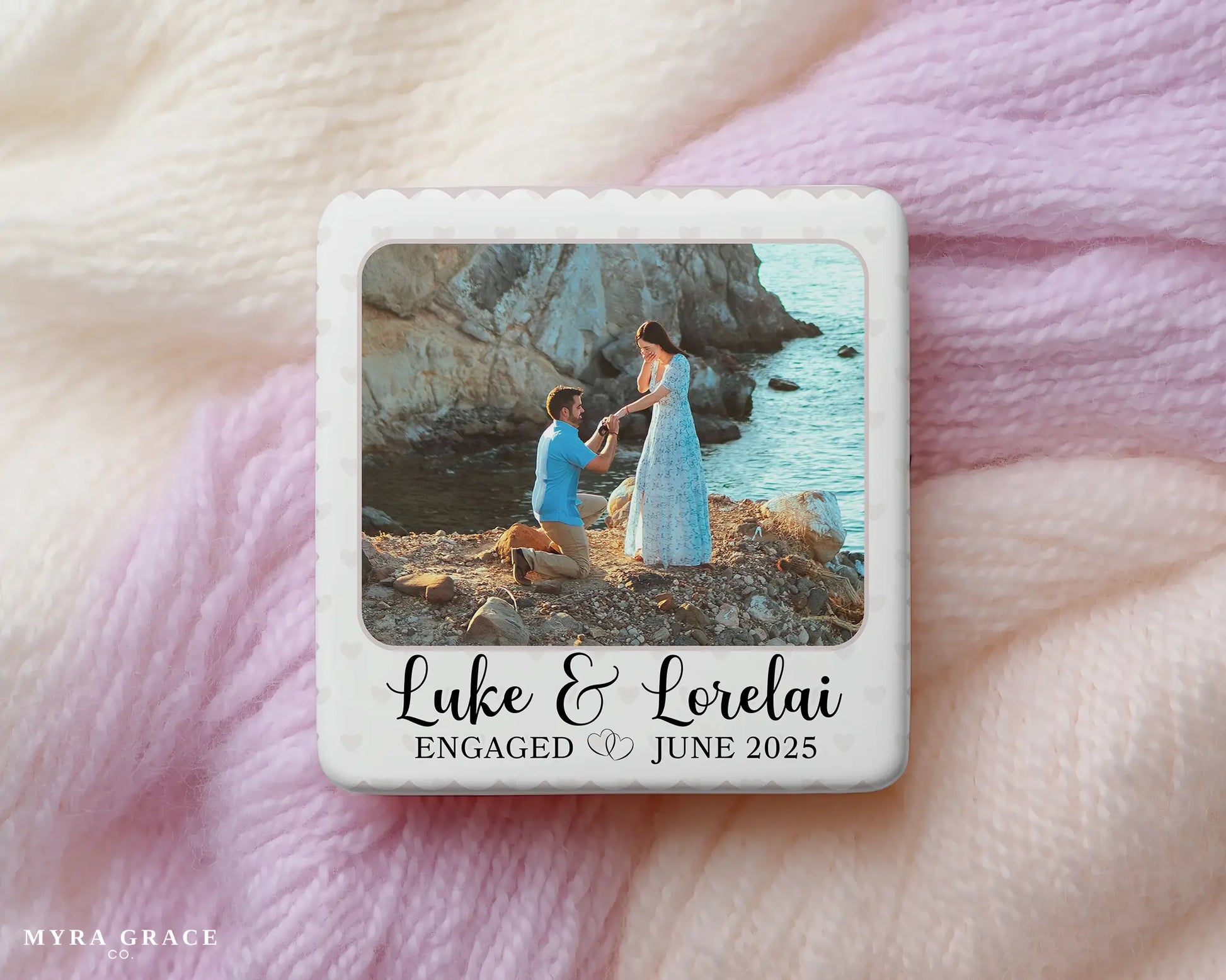 Engagement Magnet Custom Personalized Gift Souvenir Present