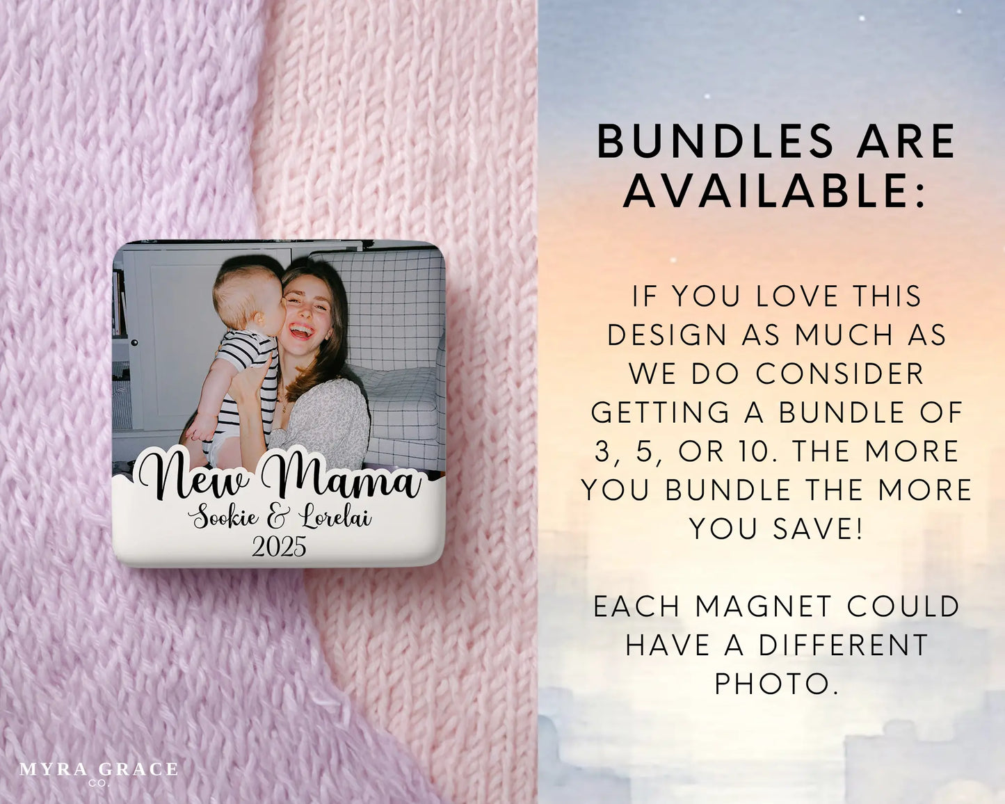 Mom Magnet Custom Personalized Gift Souvenir Present. Bundles are available