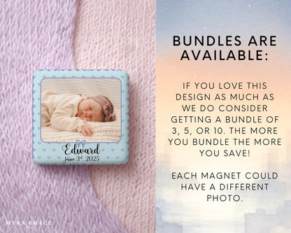 Baby Magnet Custom Personalized Gift Souvenir Present. Bundles are available