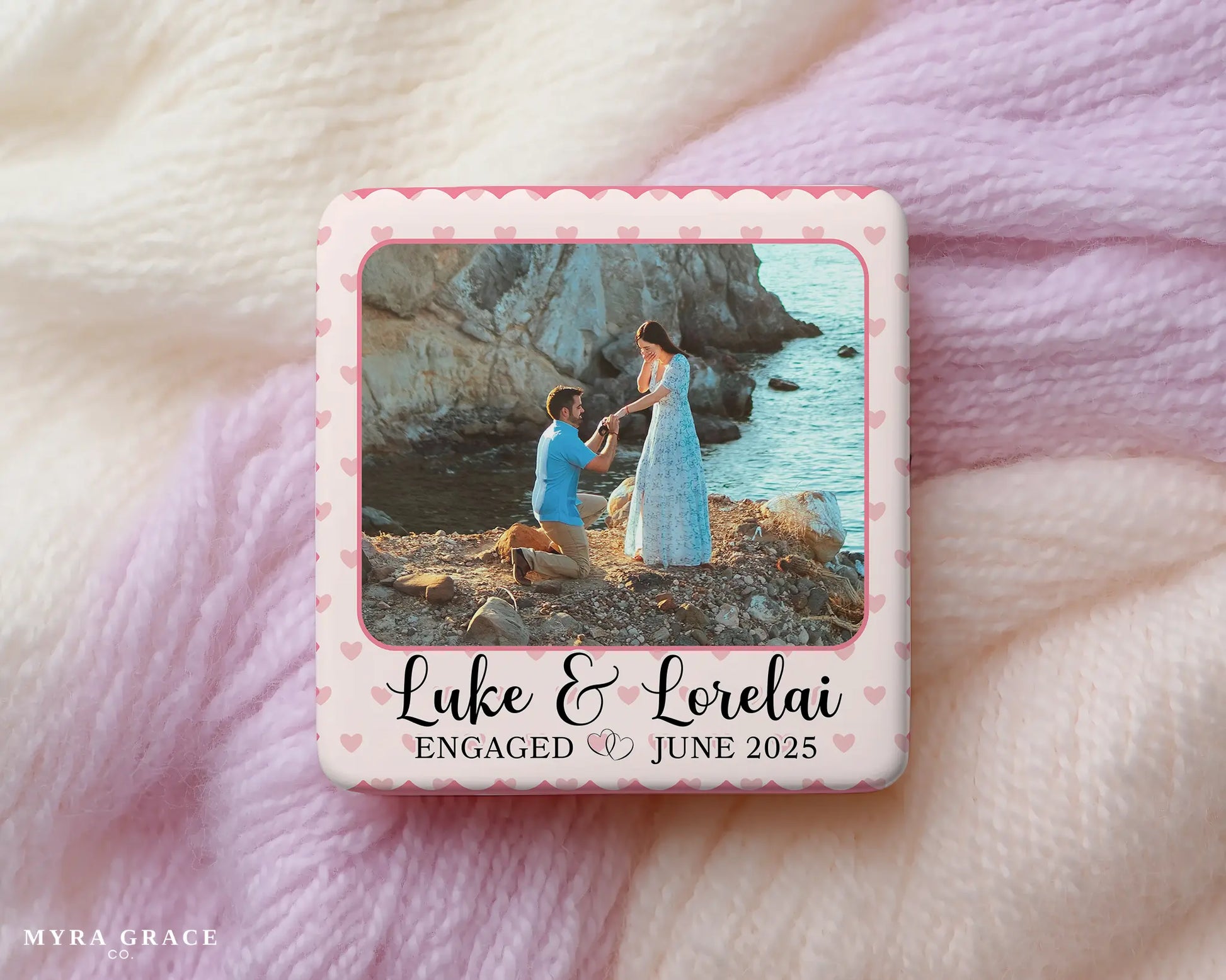 Engagement Magnet Custom Personalized Gift Souvenir Present