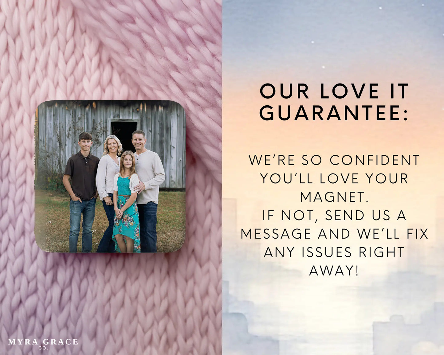 Family Magnet Custom Personalized Gift Souvenir Present. Love it