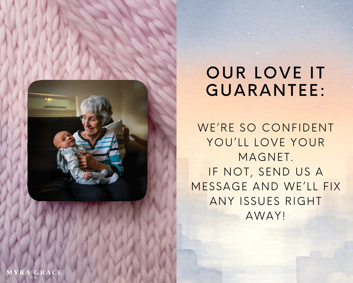 Grandma Magnet Custom Personalized Gift Souvenir Present. Love it