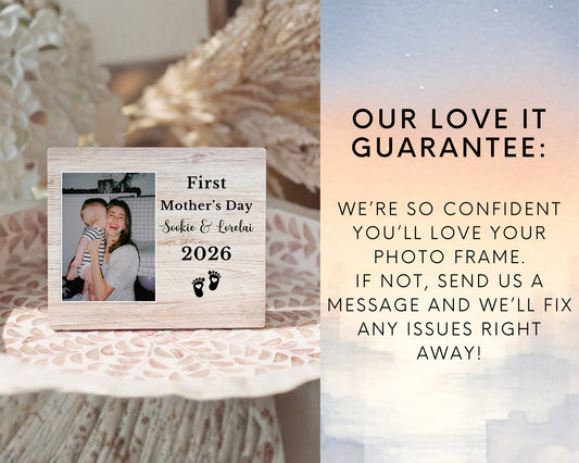 First Mother's Day Photo Board, Custom Mother Picture Board, Personalized Mother Photo Board, Mom Gift, Present for Mom, First Mother's Day
