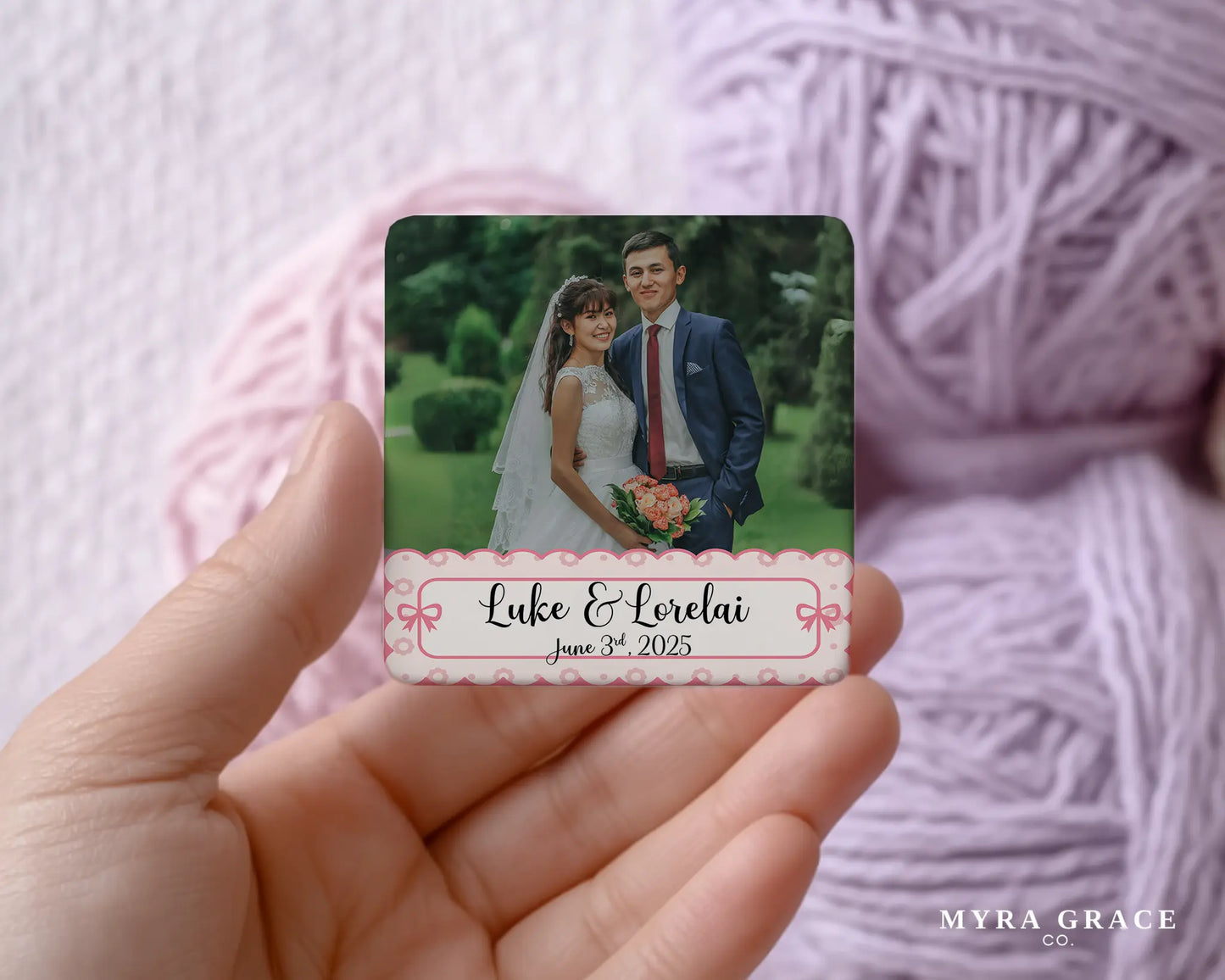 Wedding Magnet Custom Personalized Gift Souvenir Present