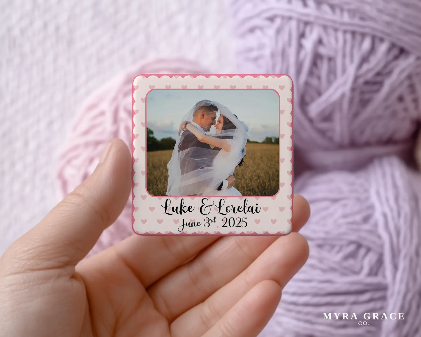 Wedding Magnet Custom Personalized Gift Souvenir Present