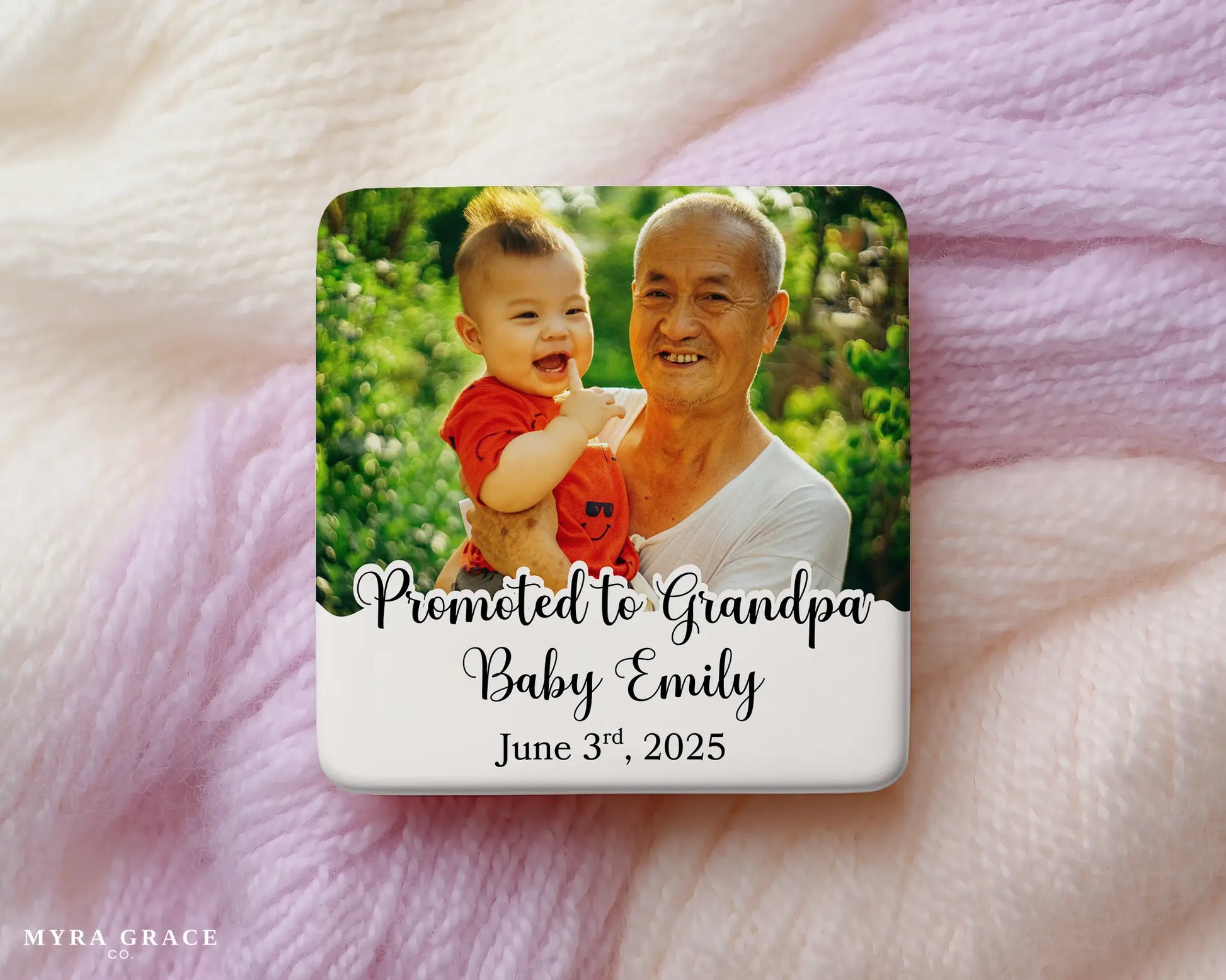 Grandpa Magnet Custom Personalized Gift Souvenir Present