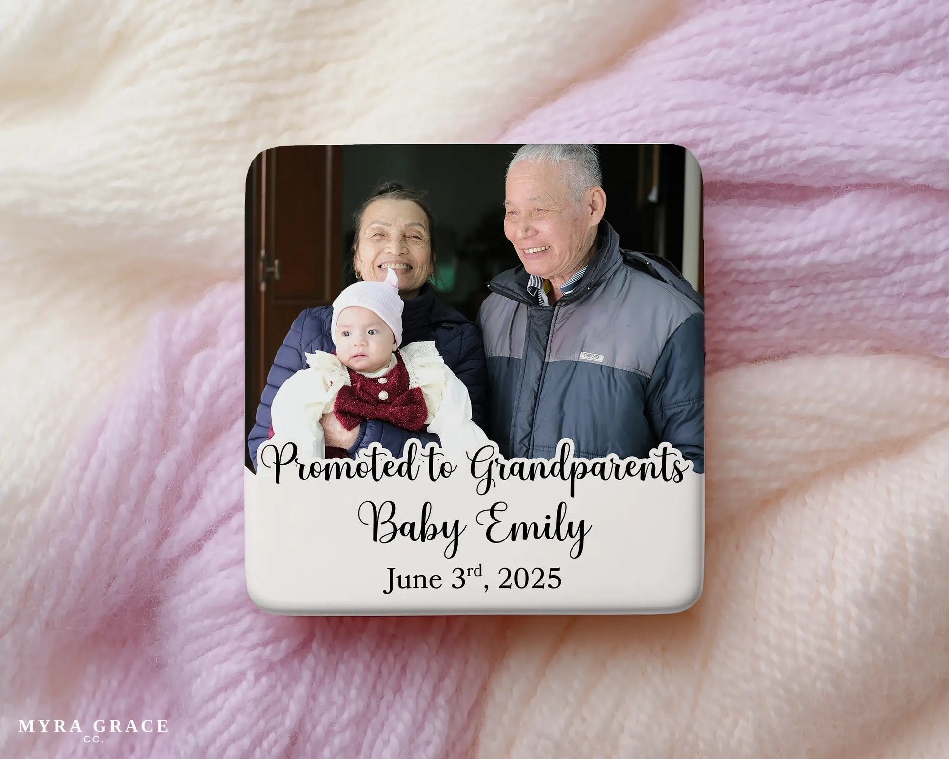 Grandparent Magnet Custom Personalized Gift Souvenir Present