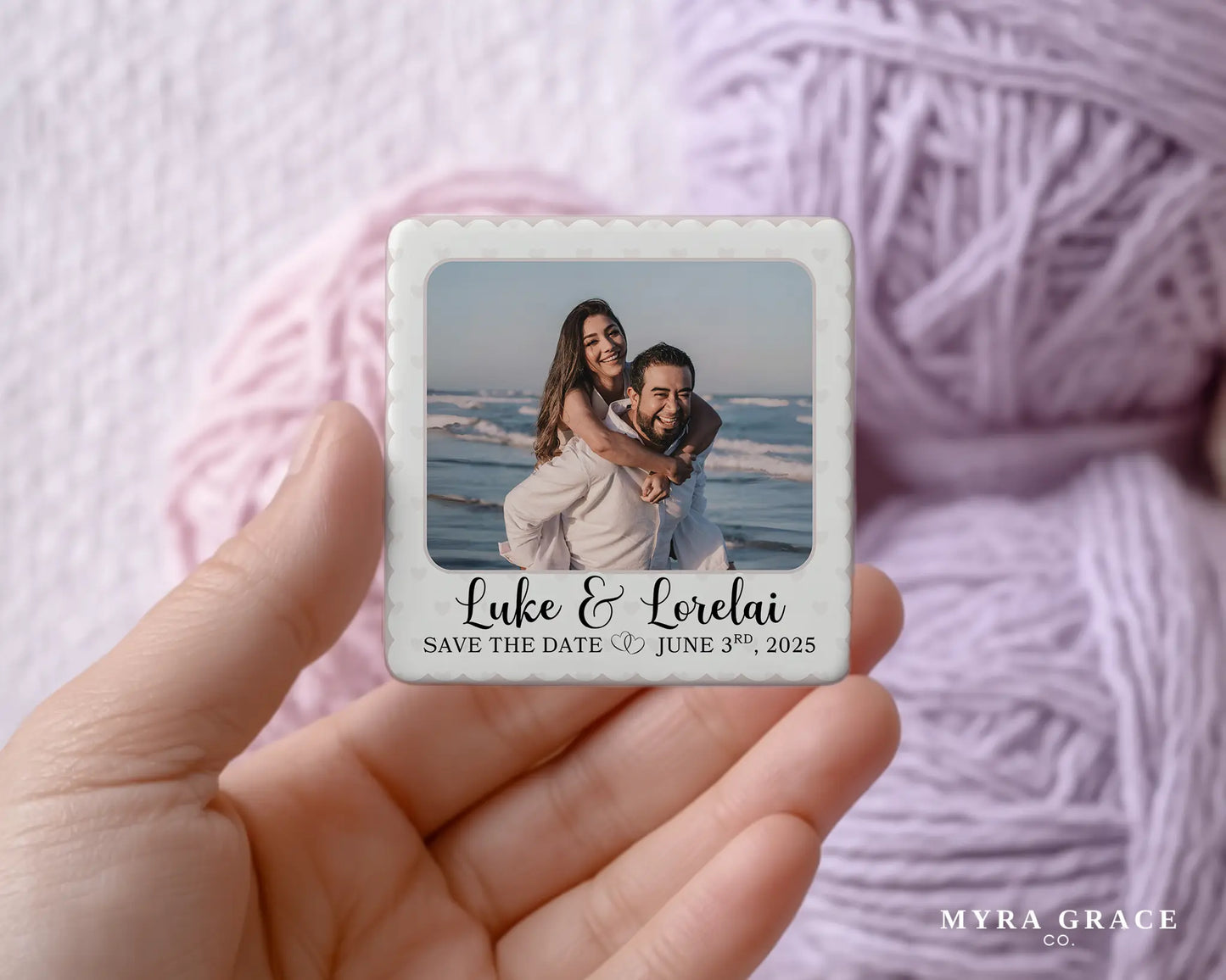 Save the Date Magnet Custom Personalized Gift Souvenir Present