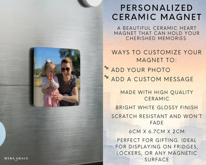 Mom Magnet Custom Personalized Gift Souvenir Present. Infographic