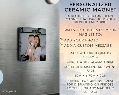 Mom Magnet Custom Personalized Gift Souvenir Present. Infographic