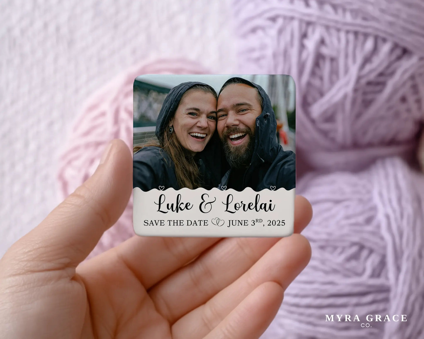 Save the Date Magnet Custom Personalized Gift Souvenir Present
