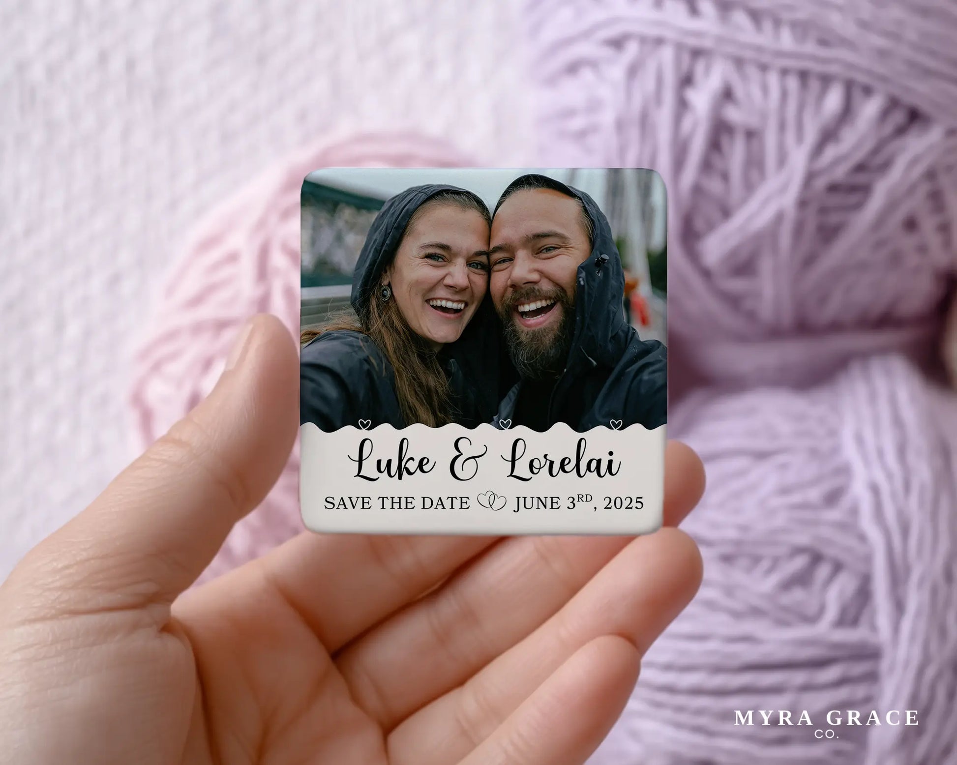 Save the Date Magnet Custom Personalized Gift Souvenir Present