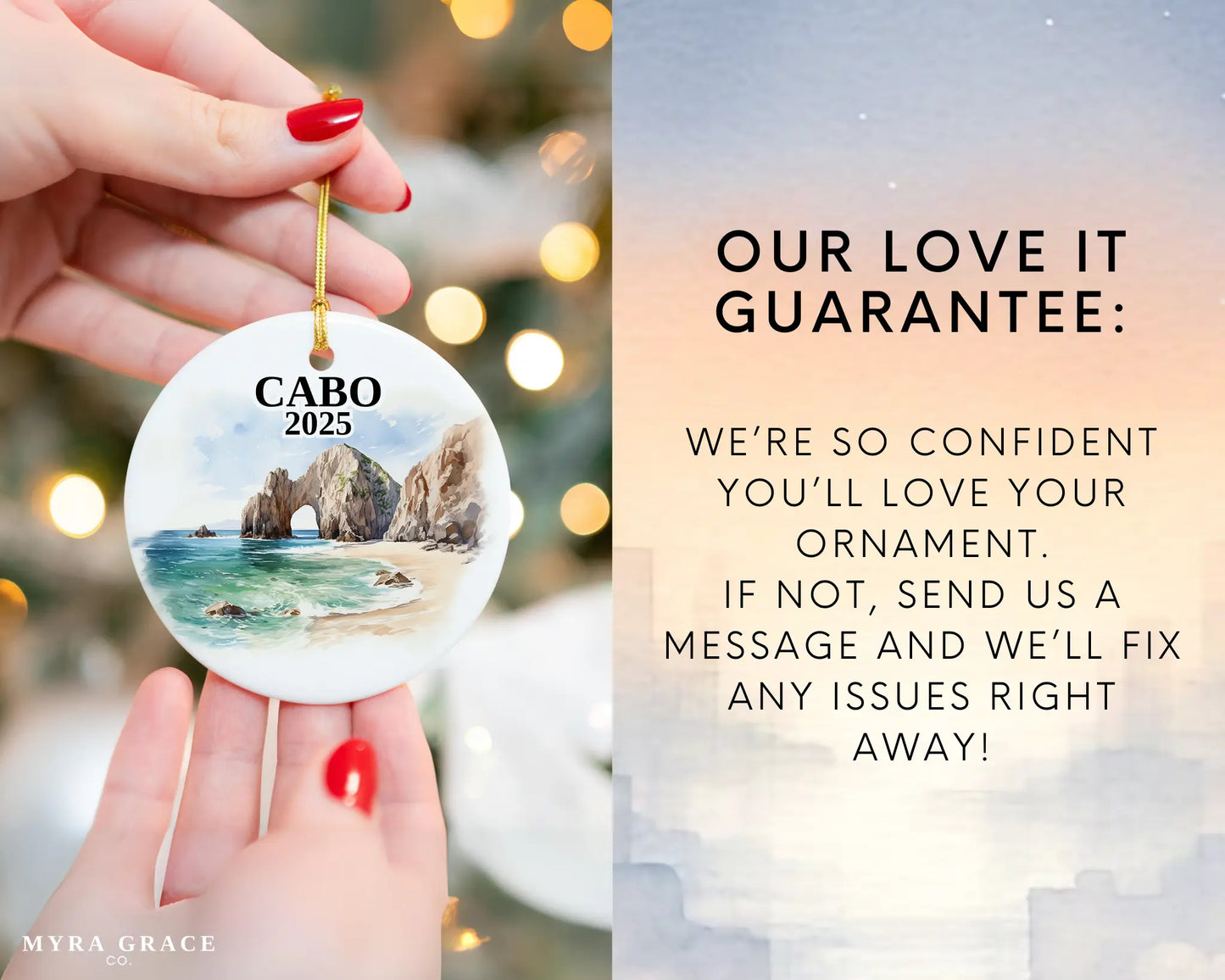 Cabo Ornament, Cabo Bauble, Mexico