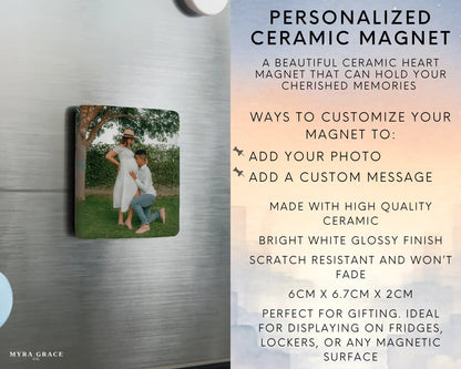 Pregnancy Magnet Custom Personalized Gift Souvenir Present. Infographic