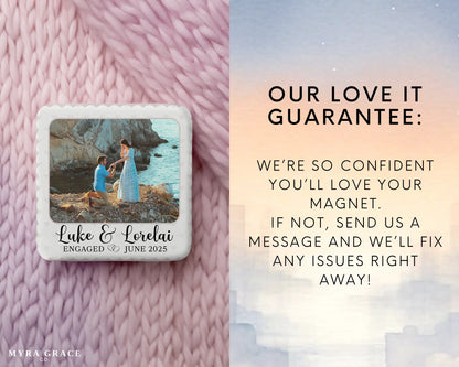 Engagement Magnet Custom Personalized Gift Souvenir Present. Love it