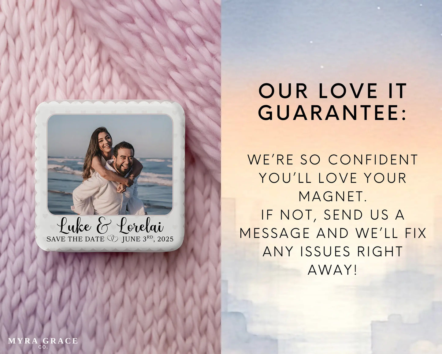 Save the Date Magnet Custom Personalized Gift Souvenir Present. Love it