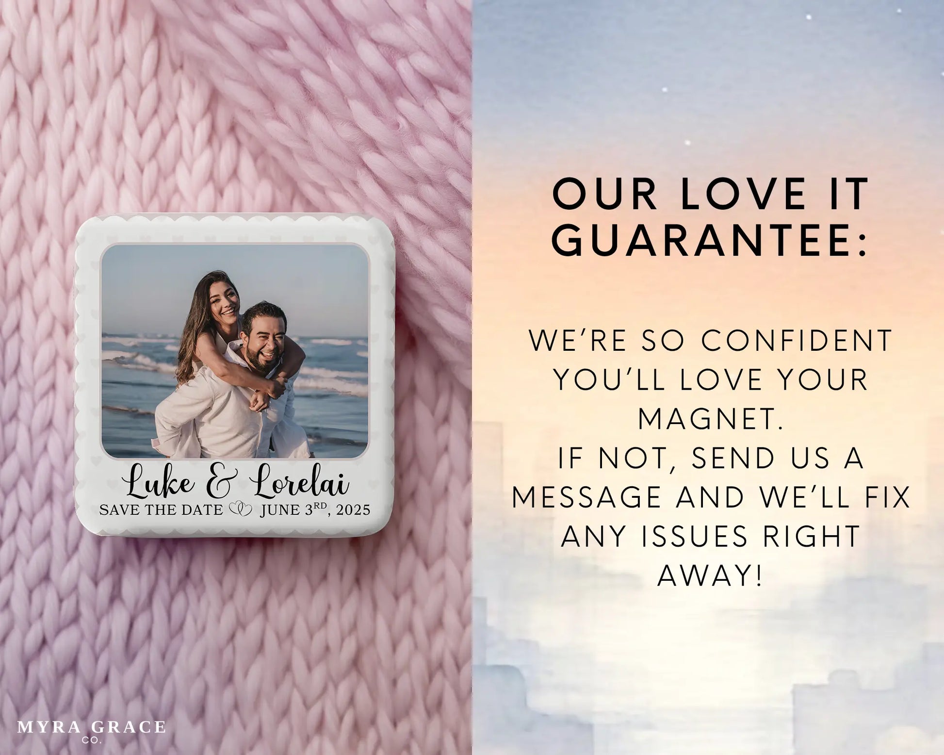 Save the Date Magnet Custom Personalized Gift Souvenir Present. Love it