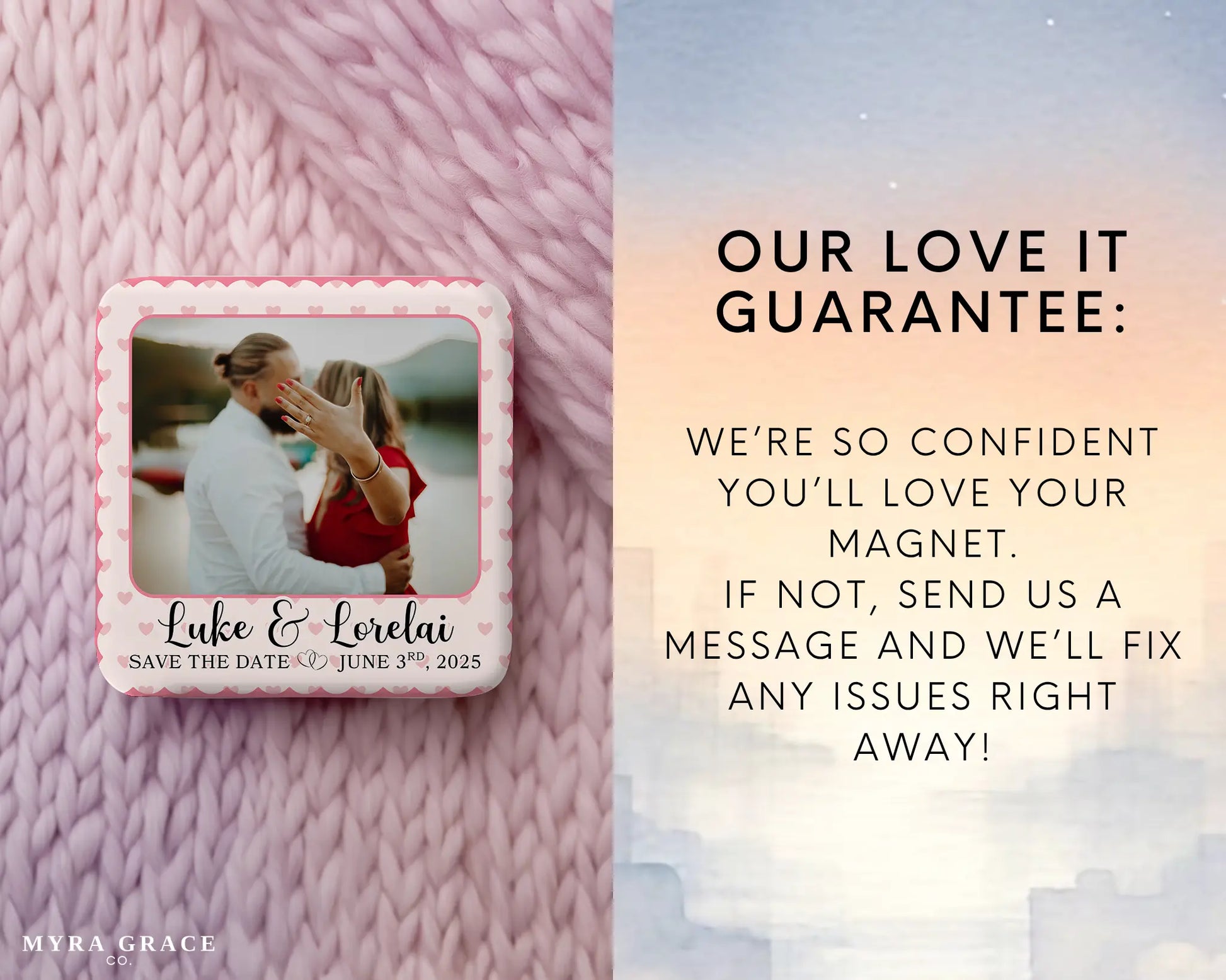 Save the Date Magnet Custom Personalized Gift Souvenir Present.. Love it