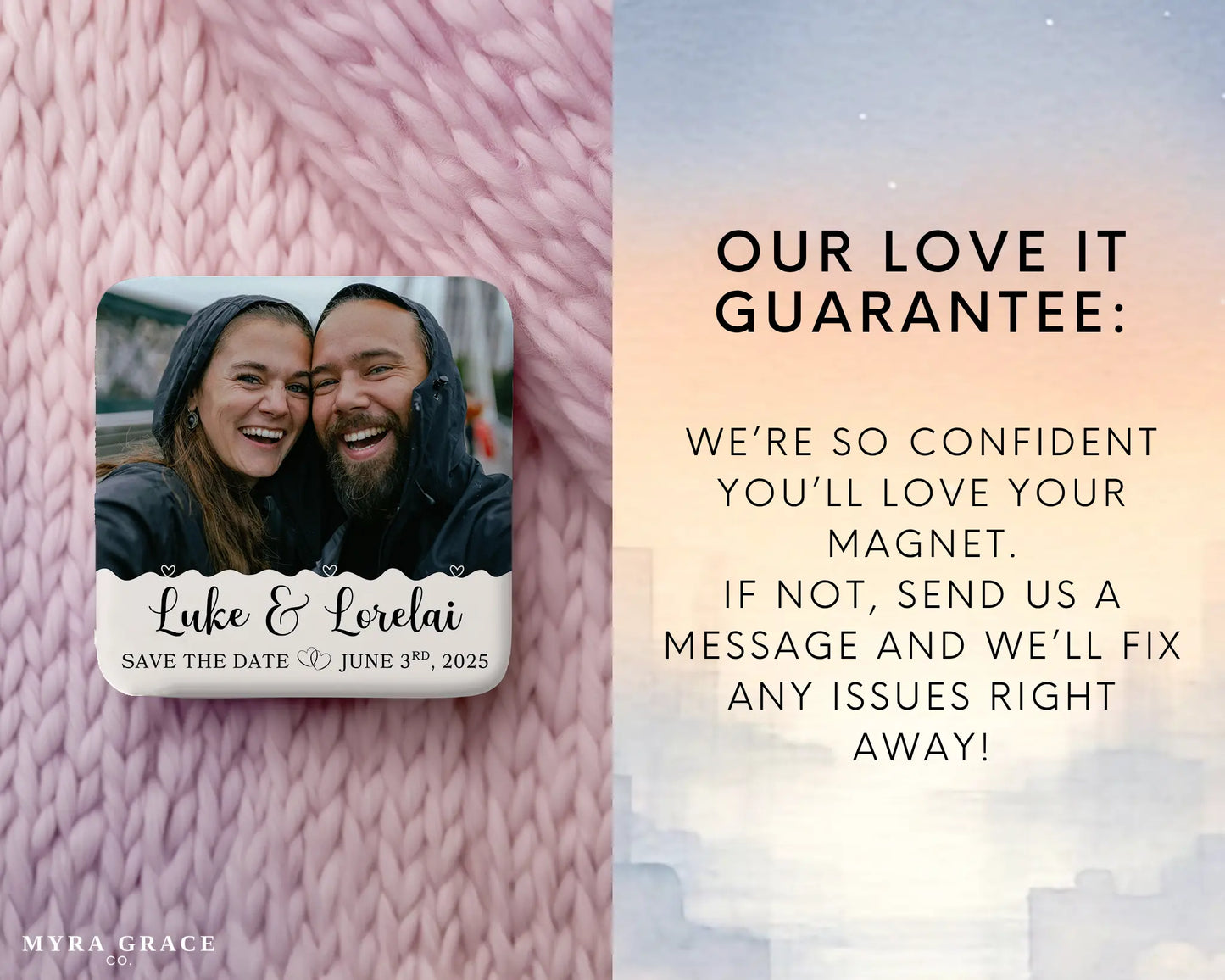 Save the Date Magnet Custom Personalized Gift Souvenir Present. Love it