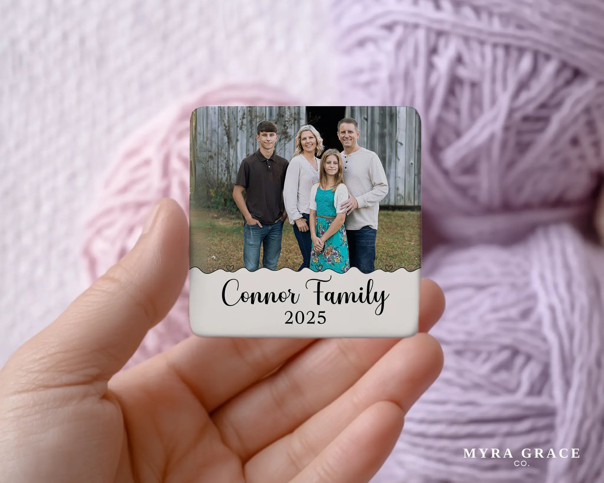 Family Magnet Custom Personalized Gift Souvenir Present