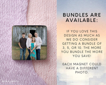 Family Magnet Custom Personalized Gift Souvenir Present. Bundles are available