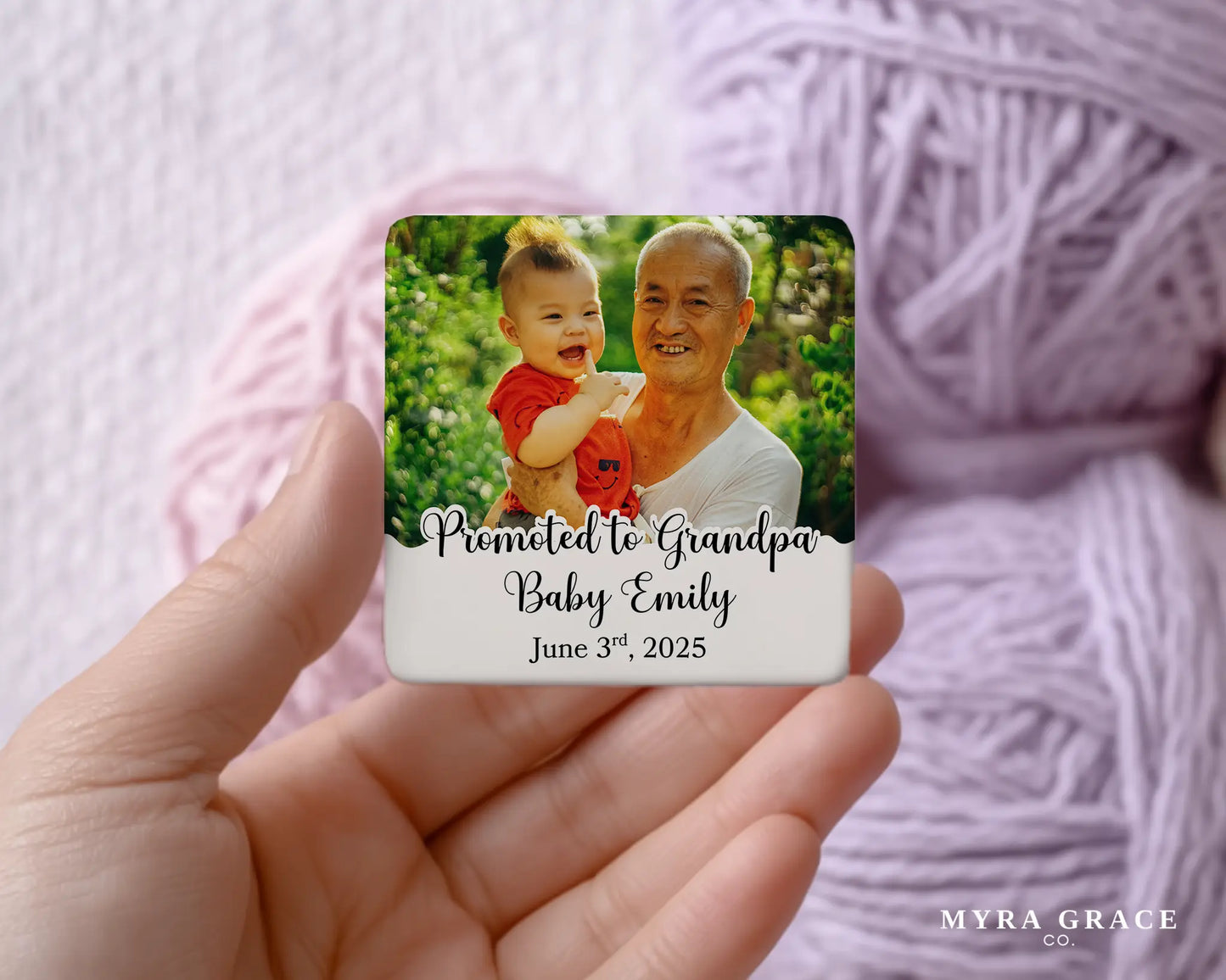 Grandpa Magnet Custom Personalized Gift Souvenir Present